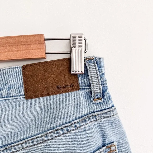 Madewell The Perfect Vintage Wide-Leg Crop Jean Light Wash - Picture 9 of 10